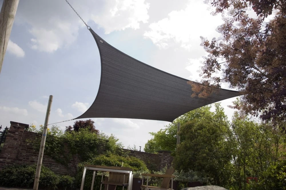 Bo-Garden Schaduwdoek Ruit - Grijs 4 Bo-Garden Schaduwdoek Ruit - Grijs - Afbeelding 2