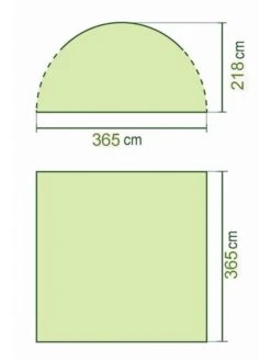 Coleman Event Shelter L Partytent Groen -KampKlaar Verkoop 11262 event shelter 365 x 365
