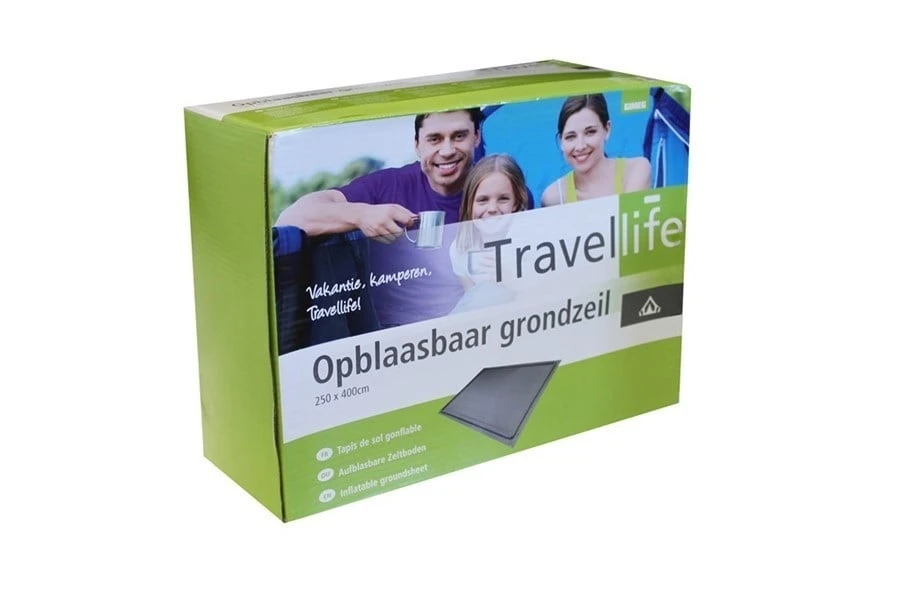 Travellife Grondzeil Met Opblaasbare Rand, 250 Diep 4 Travellife Grondzeil Met Opblaasbare Rand, 250 Diep - Afbeelding 2