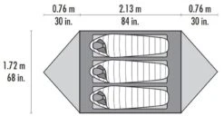 MSR Mutha Hubba NX / 3 Persoons Tent Groen -KampKlaar Verkoop 34238 msr mutha hubba nx 3 persoons tent green