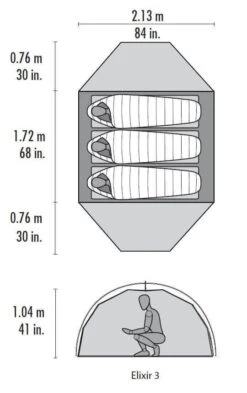 MSR Elixir 3 / 3 Persoons Tent Groen 24 MSR Elixir 3 / 3 Persoons Tent Groen -KampKlaar Verkoop 41180 msr elixir 3 3 persoons tent