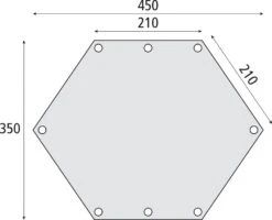 Voorkant -KampKlaar Verkoop 67799 bardani spitfire wing rstc tarp