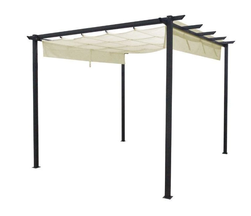 ML Tuinpaviljoen Pergola - Beige 3 ML Tuinpaviljoen Pergola - Beige