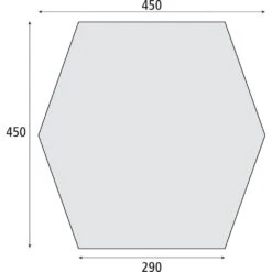 Voorkant -KampKlaar Verkoop 72447 safarica sunrise 450 tarp grijs