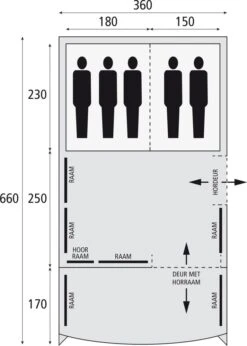 Safarica Pacific Reef 360 TC - 5 Persoons Tent Grijs 15 Safarica Pacific Reef 360 TC - 5 Persoons Tent Grijs -KampKlaar Verkoop 74814 safarica pacific reef 360 tc 5 persoons tent