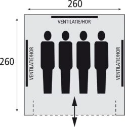 Safarica Sioux 260 - 4 Persoons Tent Grijs 7 Safarica Sioux 260 - 4 Persoons Tent Grijs -KampKlaar Verkoop 74818 safarica sioux 260 4 persoons tent