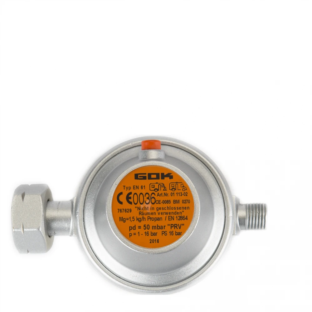 Gok Drukregelaar 50mb X 1/4 L Met Afblaasbeveiliging 3 Gok Drukregelaar 50mb X 1/4 L Met Afblaasbeveiliging