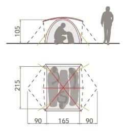 Vaude Campo 3P 3 Persoons Tent 9 Vaude Campo 3P 3 Persoons Tent -KampKlaar Verkoop 78547 vaude campo 3p 3 persoons tent