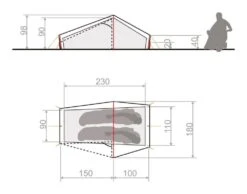 Vaude Lizard Seamless 1P / 1 Persoons Tent Groen -KampKlaar Verkoop 78552 vaude lizard seamless 1p 1 persoons tent