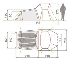 Vaude Chapel L XT 3P / 3 Persoons Tent Groen 11 Vaude Chapel L XT 3P / 3 Persoons Tent Groen -KampKlaar Verkoop 78563 vaude chapel l xt 3p 3 persoons tent