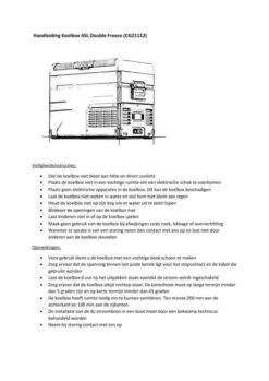 Campguru 45L Double Koelbox -KampKlaar Verkoop 80421 human comfort 45l double koelbox