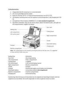 Campguru 45L Double Koelbox -KampKlaar Verkoop 80422 human comfort 45l double koelbox