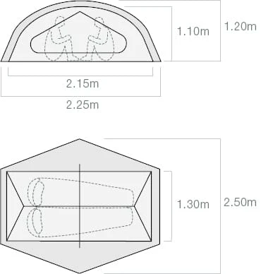 Exped Lyra II / 2 Persoons Tent 8 Exped Lyra II / 2 Persoons Tent - Afbeelding 6