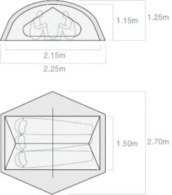 Exped Lyra III / 3 Persoons Tent 10 Exped Lyra III / 3 Persoons Tent -KampKlaar Verkoop 84133 exped lyra iii 3 persoons tent