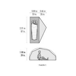 MSR FreeLite 1 / 1 Persoons Tent Groen -KampKlaar Verkoop 84966 msr freelite 1 1 persoons tent