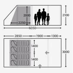 Dometic Rarotonga FTT 401 TC 4-persoons Opblaastent -KampKlaar Verkoop 85417 dometic rarotonga ftt 401 tc 4 persoons opblaastent