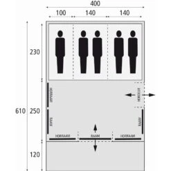 Bardani Spitfire 400 XL RSTC - 5 Persoons Tent -KampKlaar Verkoop 86645 bardani spitfire 400 xl rstc 5 persoons tent