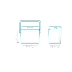 Mestic MTEC-25 Thermo-Elektrische Koelbox -KampKlaar Verkoop 90799 mestic mtec 25 thermo elektrische koelbox