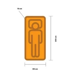 Human Comfort Chatou Ultra Light 1-Persoons Luchtbed -KampKlaar Verkoop 98288 human comfort airbed chatou ultra light