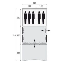 Bardani Spitfire 340 XL RSTC Deluxe / 5 Persoons Tent Beige 21 Bardani Spitfire 340 XL RSTC Deluxe / 5 Persoons Tent Beige -KampKlaar Verkoop 98672 bardani spitfire 340 xl rstc deluxe 5 persoons tent
